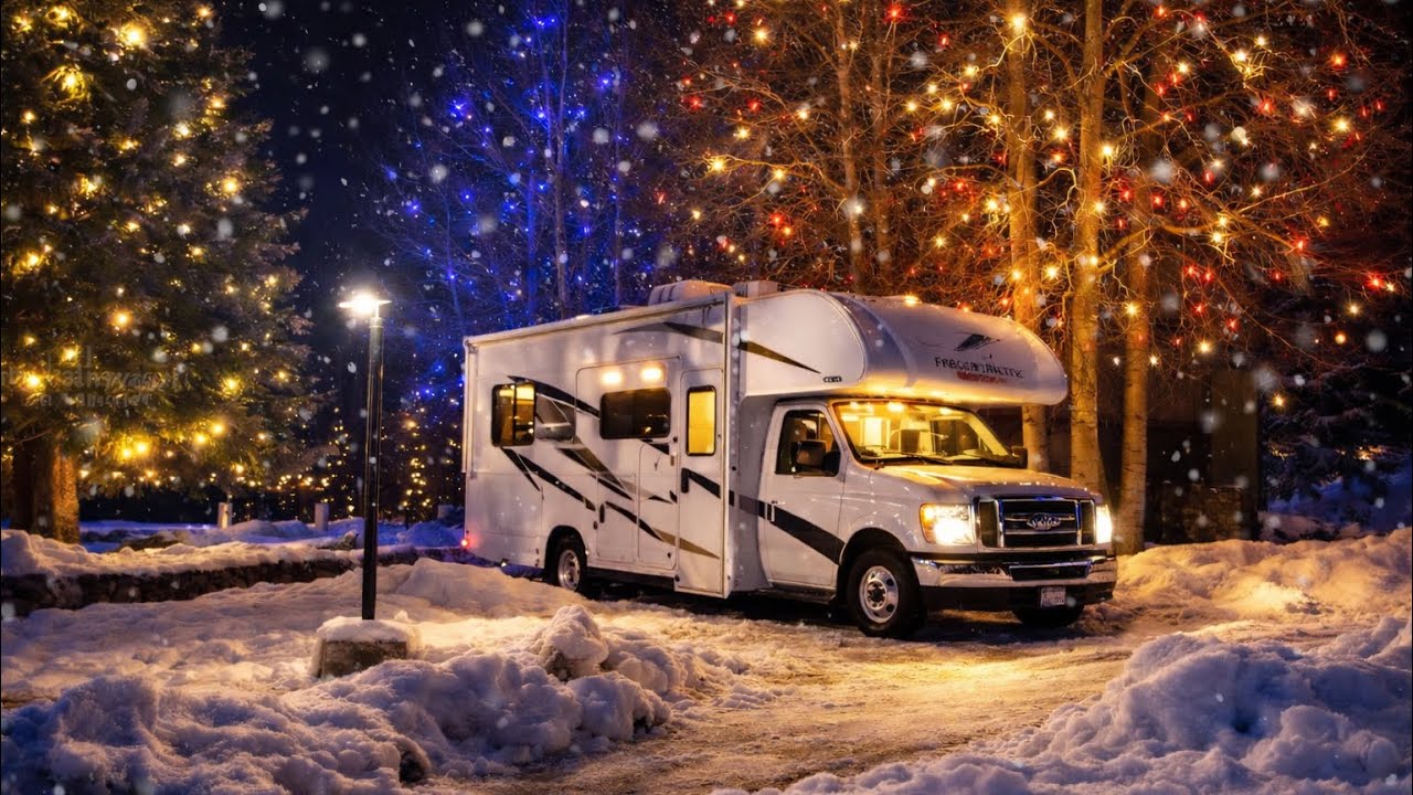 4 Days Living in an RV in the Snow | Cozy Winter Camping