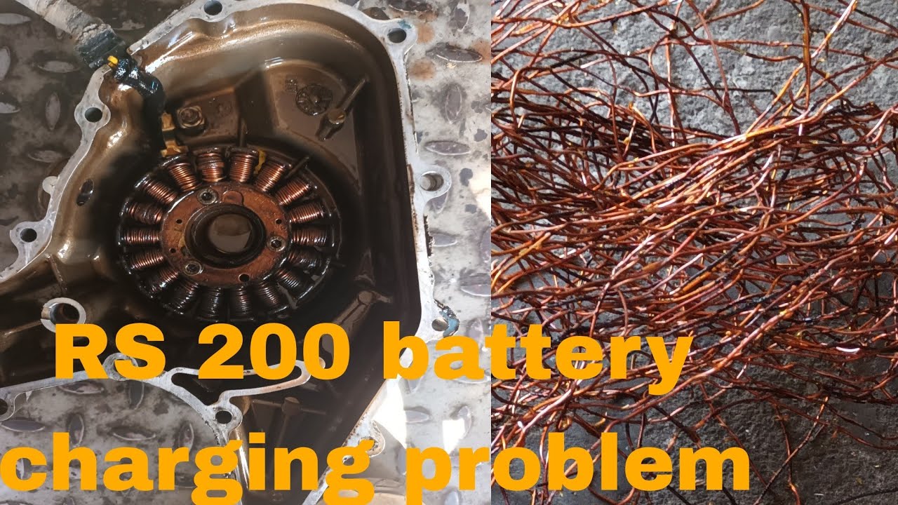 rs 200 battery charging problem NS 200 battery charging problem