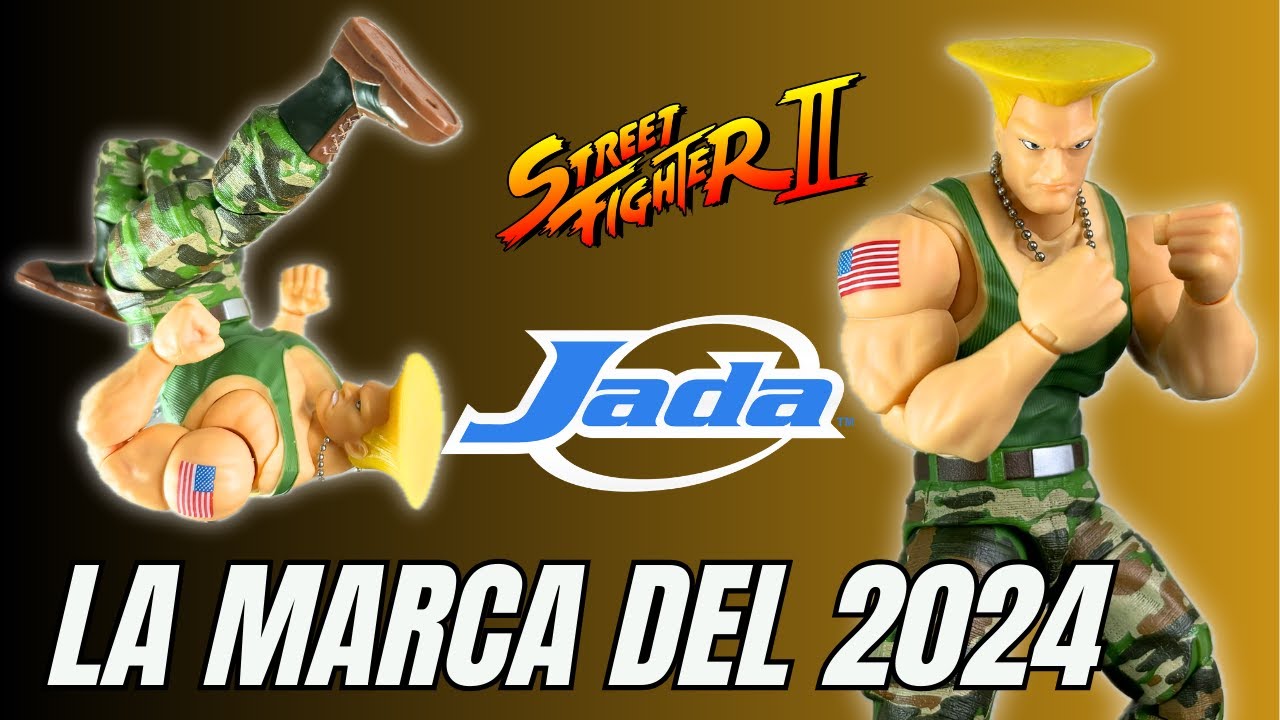 ABRIENDO A GUILE JADA TOYS STREET FIGHTER 2 ULTRA