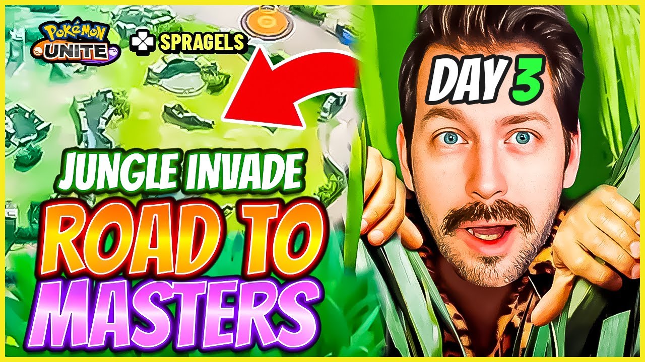 Day 3 Jungle INVADE To Master Rank Pokemon Unite