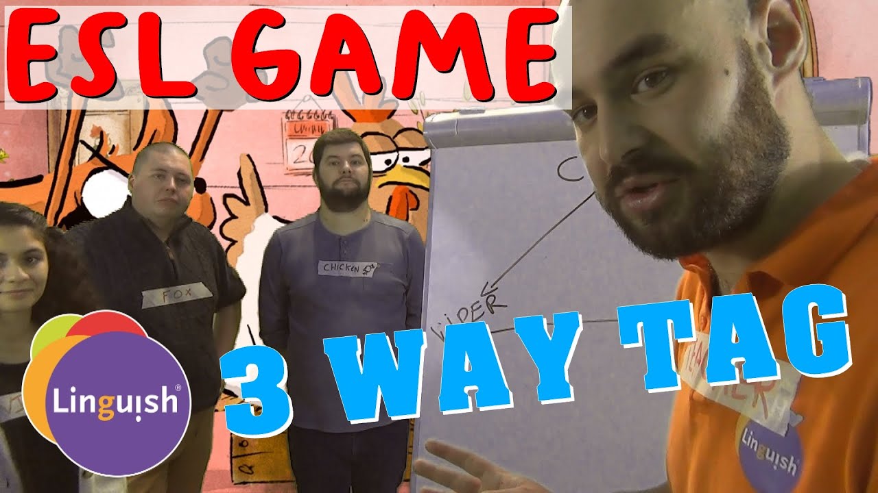 Linguish ESL Games // 3 way tag (chicken - viper - foxes) // LT466