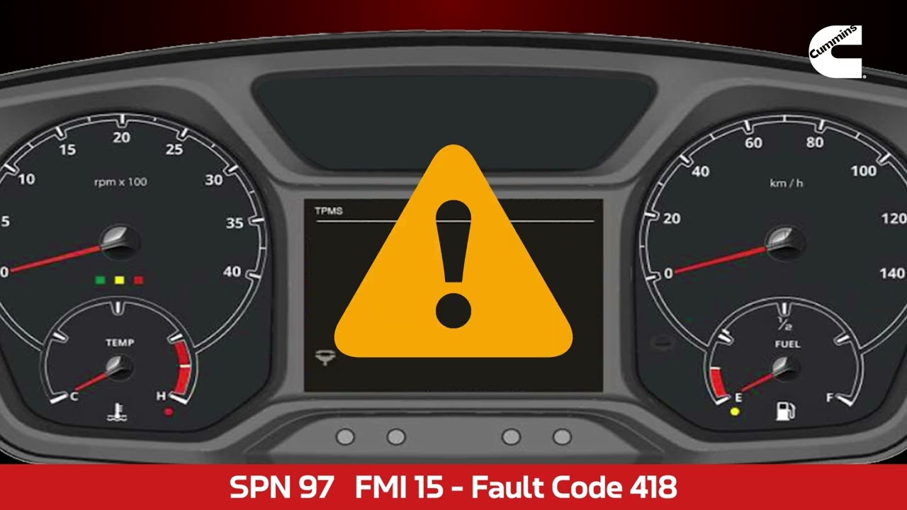 BS VI | Fault Code 418 OBD II, SPN 97 & FMI 15 Tutorial | Cummins India