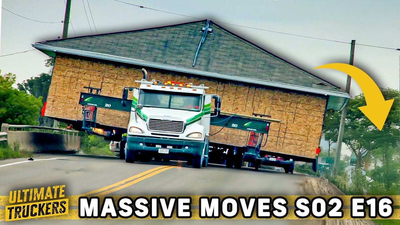 House Movers Inches Away from Tipping Over The Bridge!  | Massive Moves S2 E16 | Full Episode