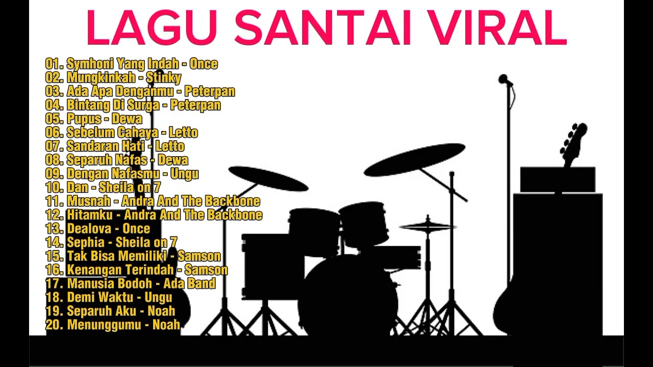 Lagu Top Hits Indonesia Tahun 2000an | Lagu Enak Di Dengar Santai Dan Kerja