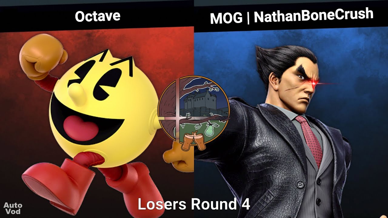 Octave (Pac-Man) vs MOG | NathanBoneCrush (Kazuya) - Tavern Brawl 34 Losers Round 4