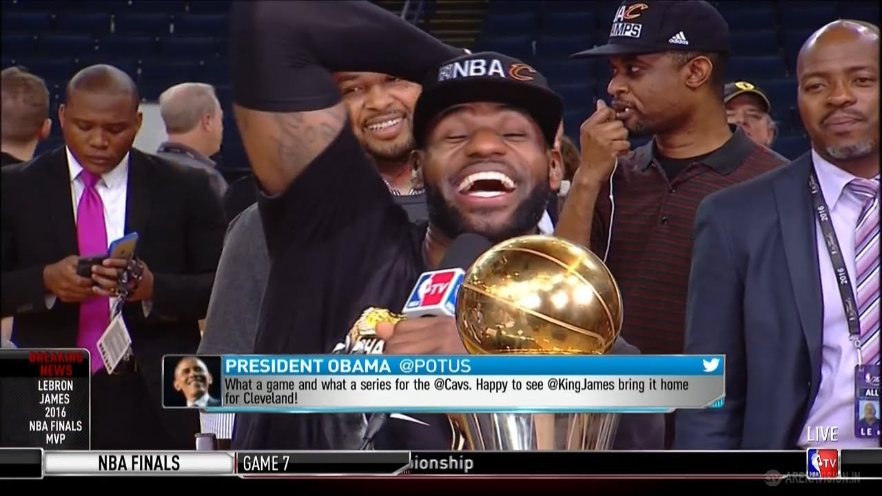 LeBron James Joins GameTime | Cavaliers vs Warriors - Game 7 | June 19, 2016 | 2016 NBA Finals