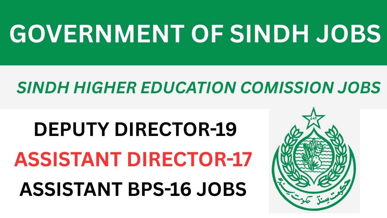 Sindh Higher Education Commission Jobs 2026 | Government of Sindh Jobs | HEC Sindh Latest Vacancies