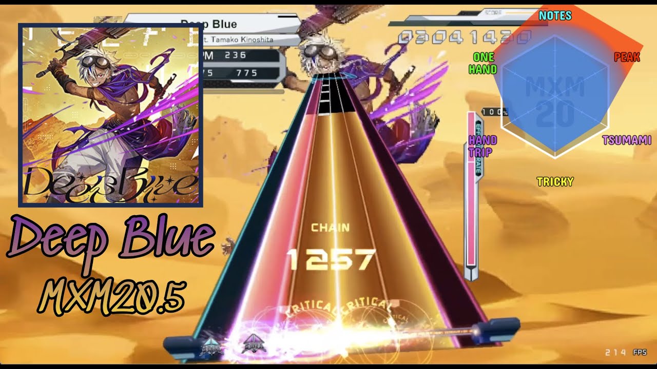 [K-Shoot MANIA] Deep Blue / technoplanet feat. Tamako Kinoshita [MXM 20.5]