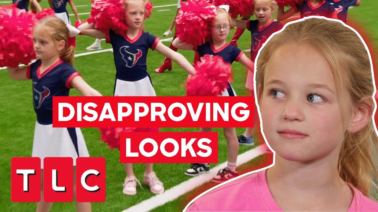Quints Get Disapproving Looks While Cheerleading! | OutDaughtered