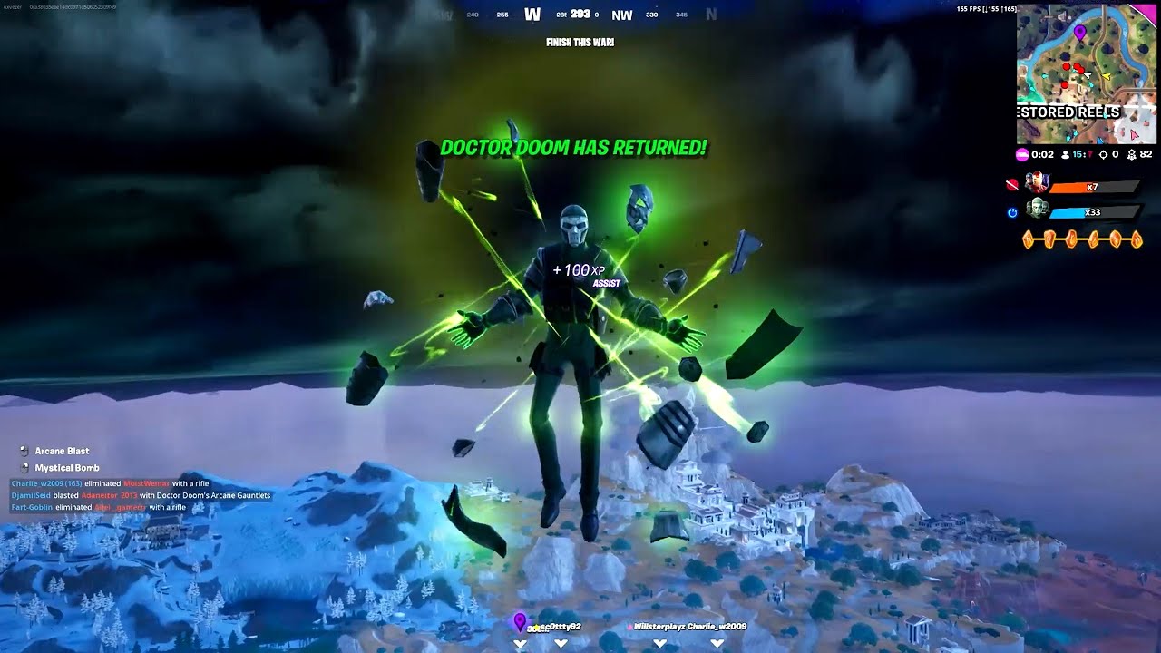 How to play as Doom in Damage Ultra Doom LTM Fortnite