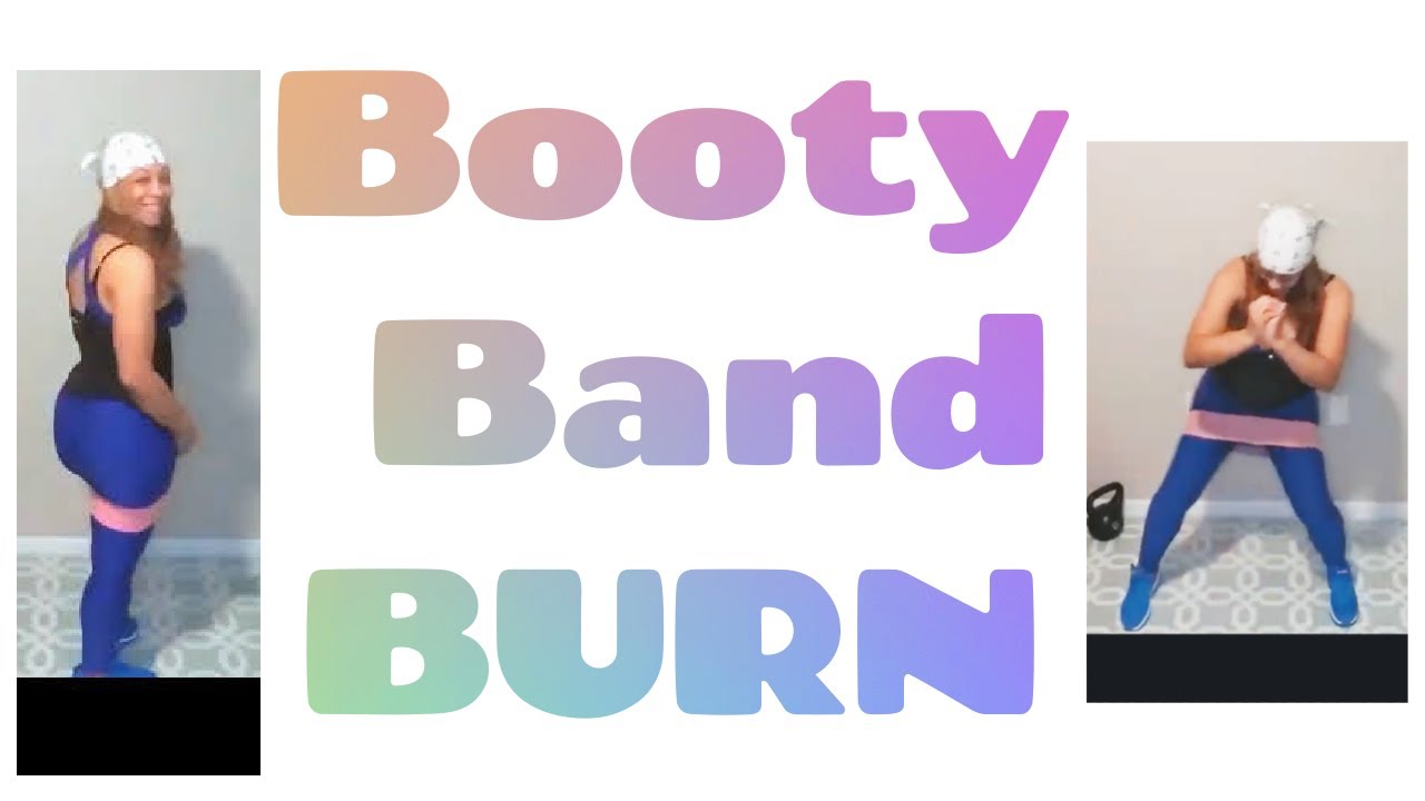 Booty Band Burn/Home Workout #bootyworkout #bootygains #buildabooty #vonzellyfitness #bootybands