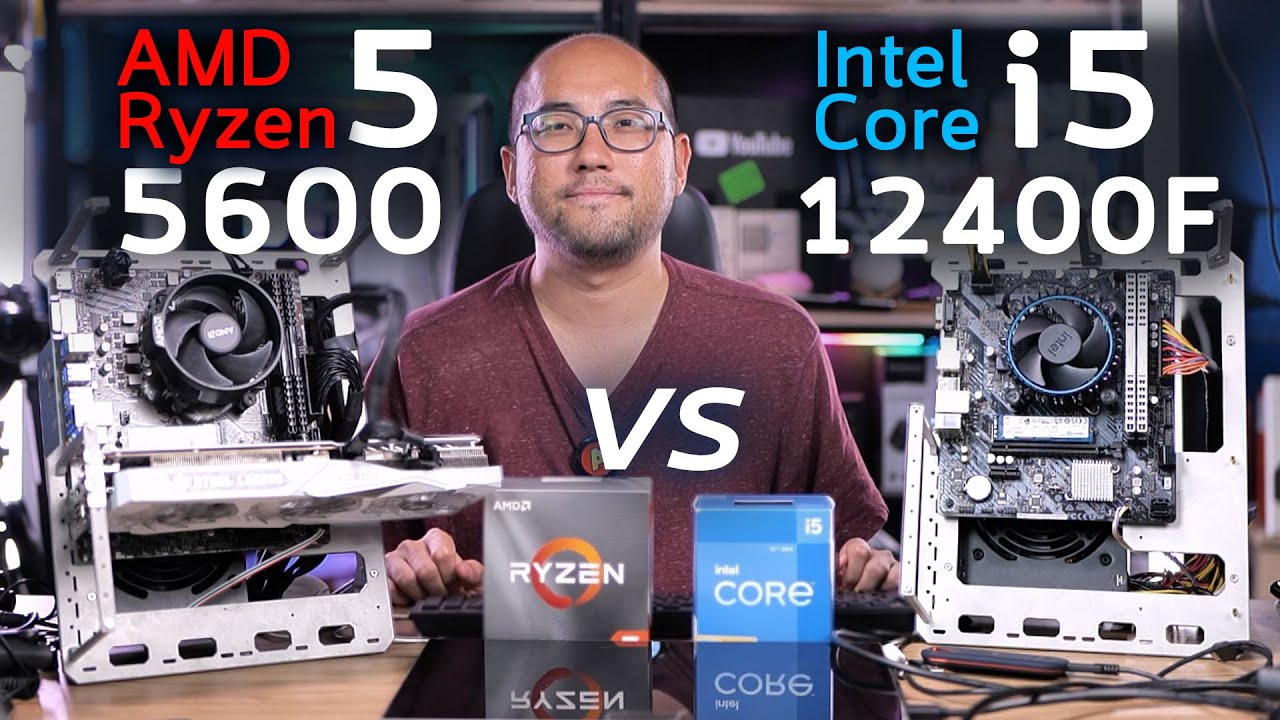 รีวิวเทียบซีพียู AMD Ryzen 5 5600 VS Intel Core i5-12400F เล่นเกม ตัดต่อ เรนเดอร์งาน ต่างกันมากไหม