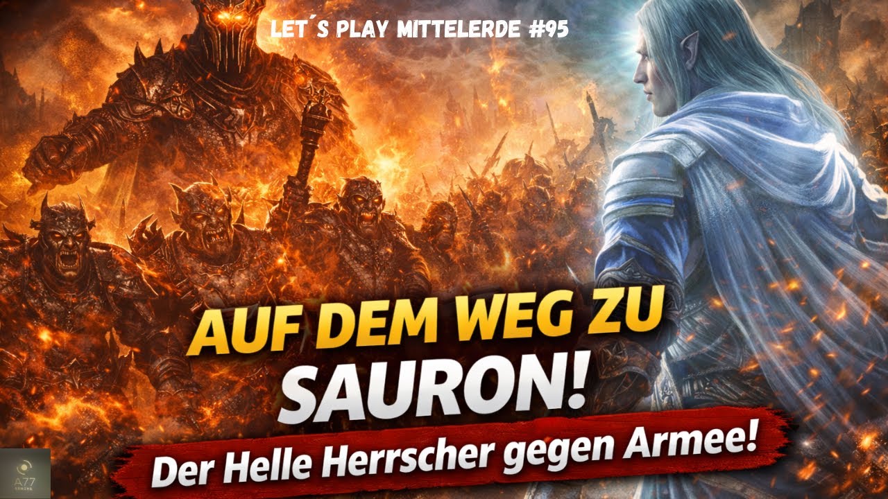 🔥👁️ Der HELLE HERRSCHER erhebt sich! Kampf gegen SAURONS Armee |  Schatten des Krieges #95 #game