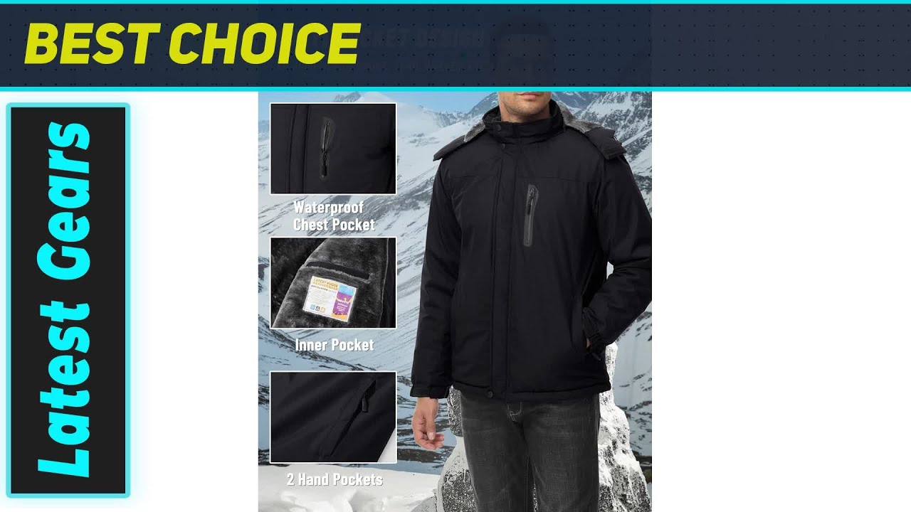 TACVASEN Men's Winter Jacket: Amazing Warmth & Waterproof Power!