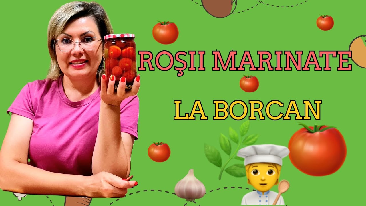 Roșii marinate la borcan. Rețeta simplă 🍅🍅🍅