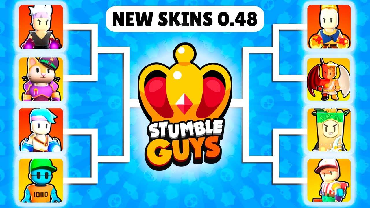 WHO IS THE BEST NEW SKIN UPDATE 0.48? 🔥 Stumble Guys Tournament