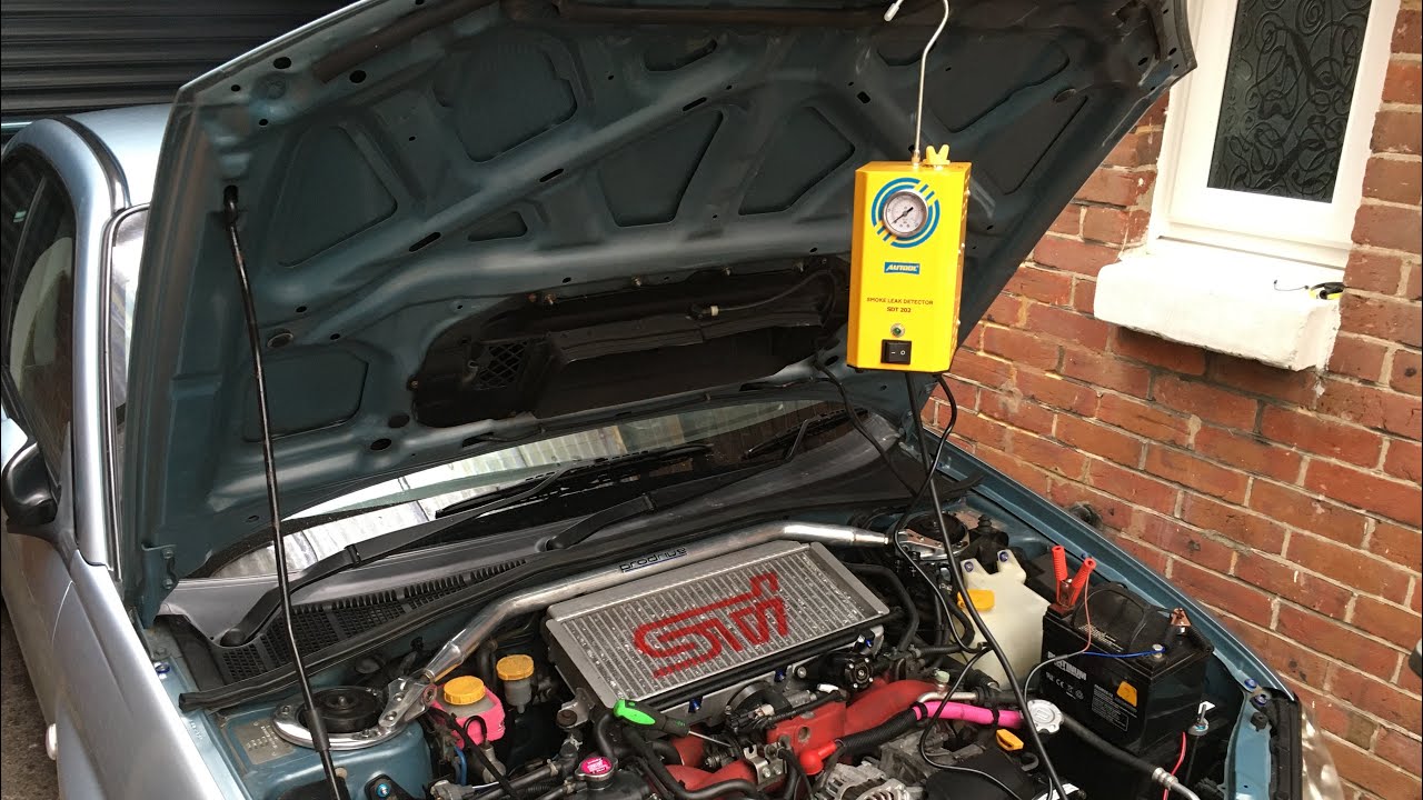 Subaru Impreza WRX STI - EVAP Smoke Leak Test - February 2022