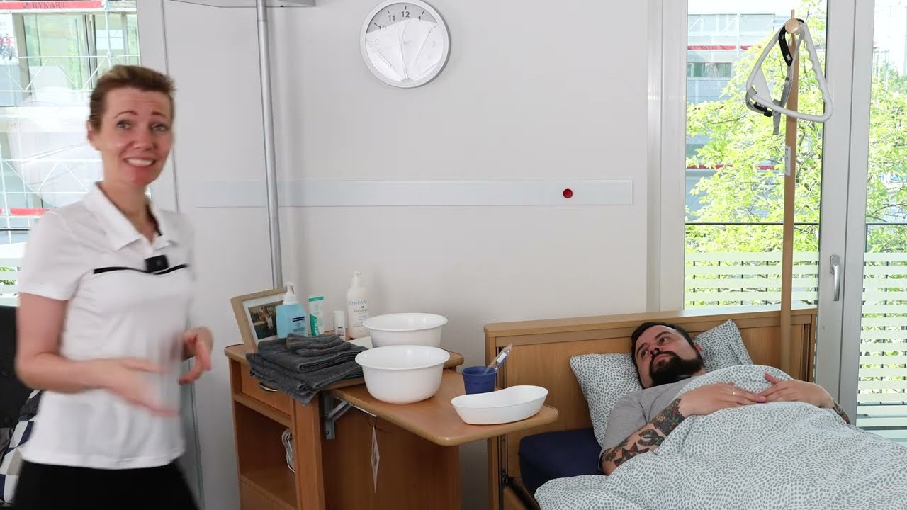 Eine Körperpflege im Bett vorbereiten