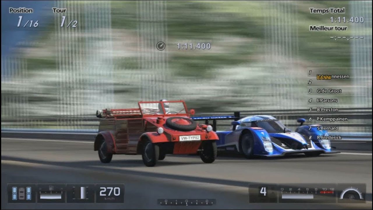 Gran Turismo 5 - Volkswagen Kübelwagen Typ82 '44 (HYBRiD) PS3 Gameplay