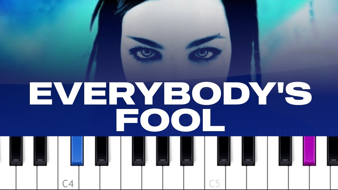 Evanescence - Everybody’s Fool (piano tutorial)