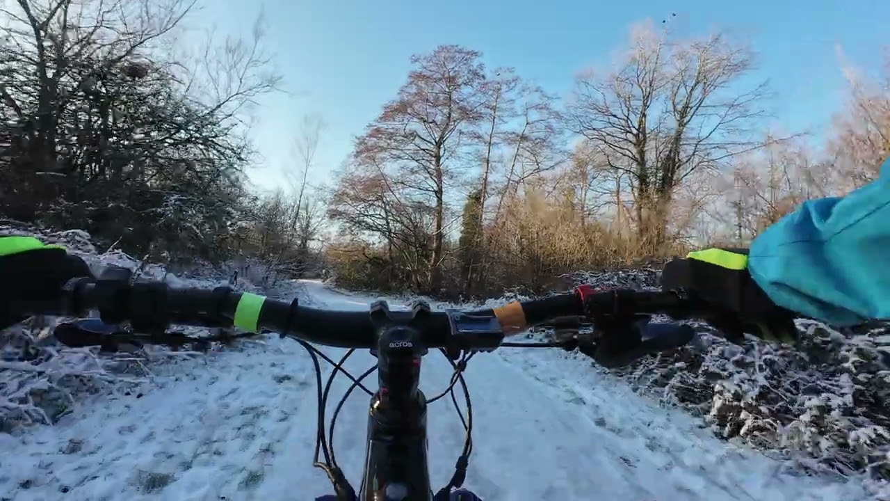 Valley and snow ride