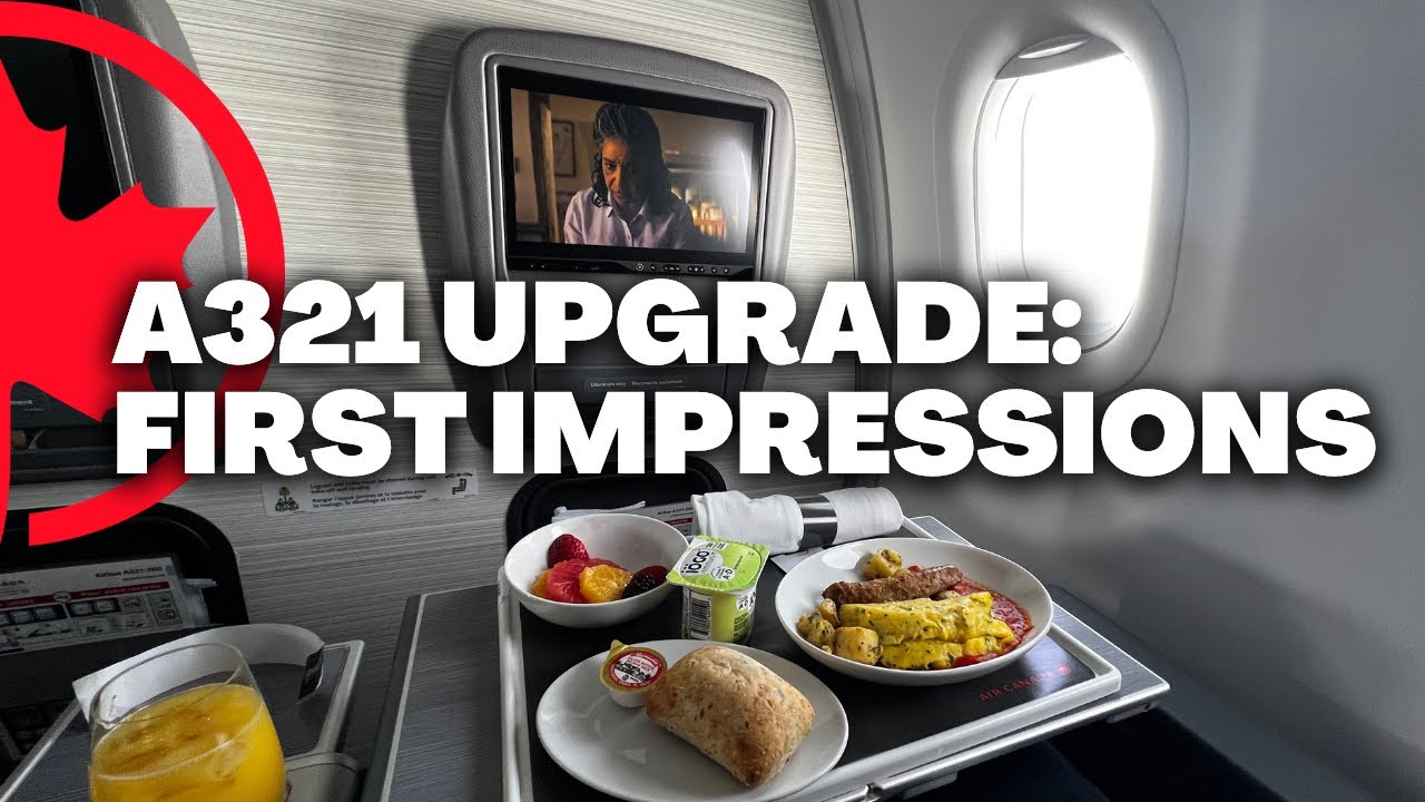 Экстремальное преображение салона! | Air Canada A321-200 | ОТЧЕТ О ПОЛЕТЕ 4K