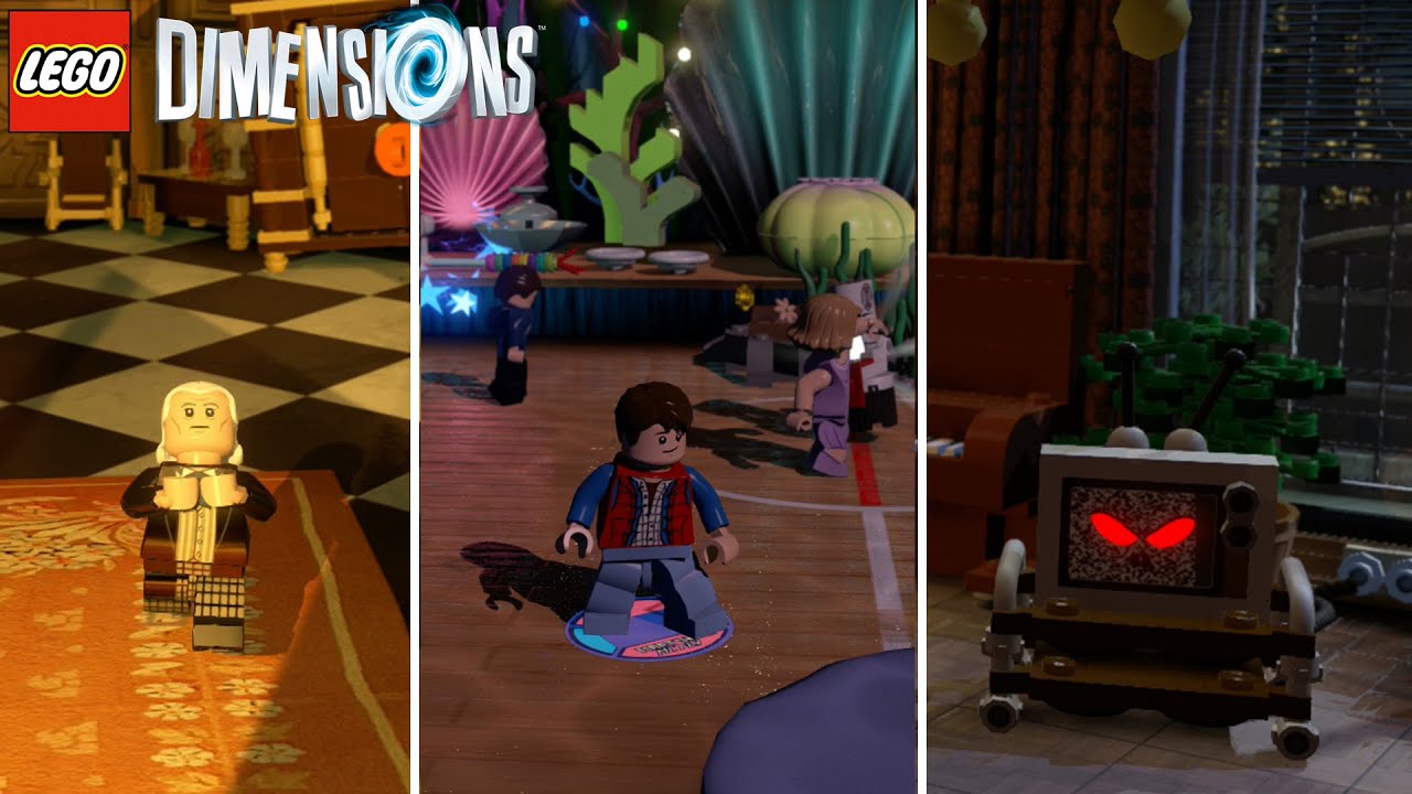 LEGO Dimensions - 5 Hidden Areas #1 (Back to The Future, Ghostbusters, Doctor Who)