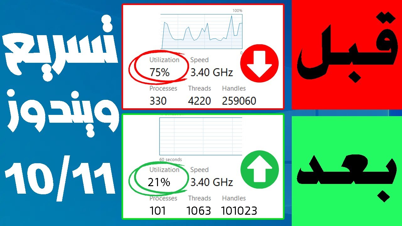 خدمات تستنزف المعالج لازم تعطلها فورًا - تسريع ويندوز 10 بدون برامج