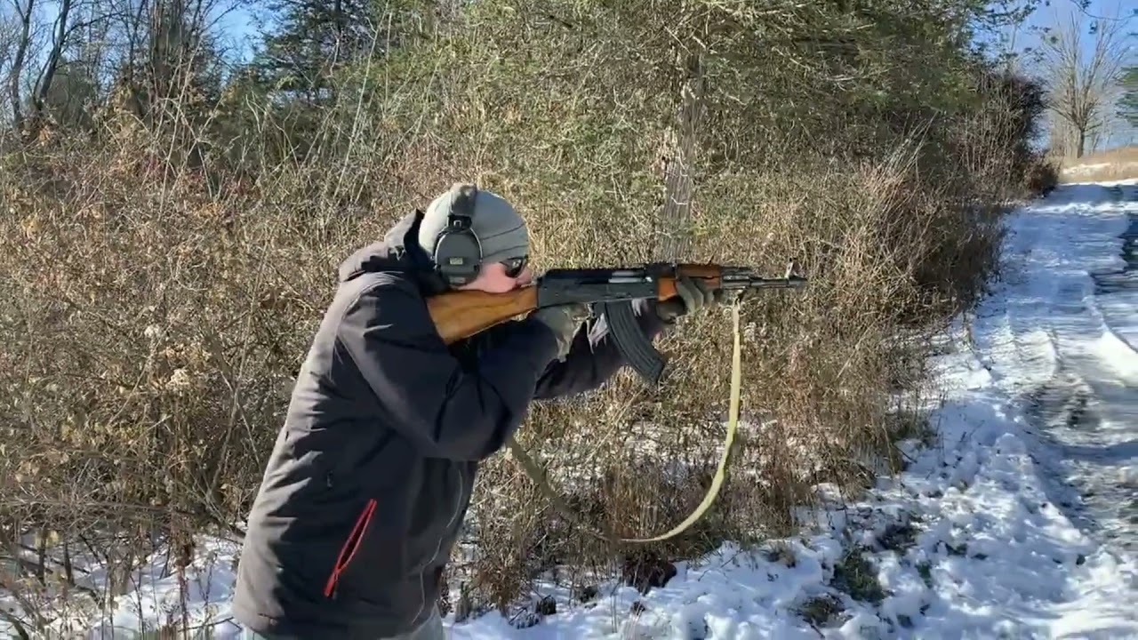AK47 vs M249 full auto belt burning vs M1A vs ultimax 100 rounds
