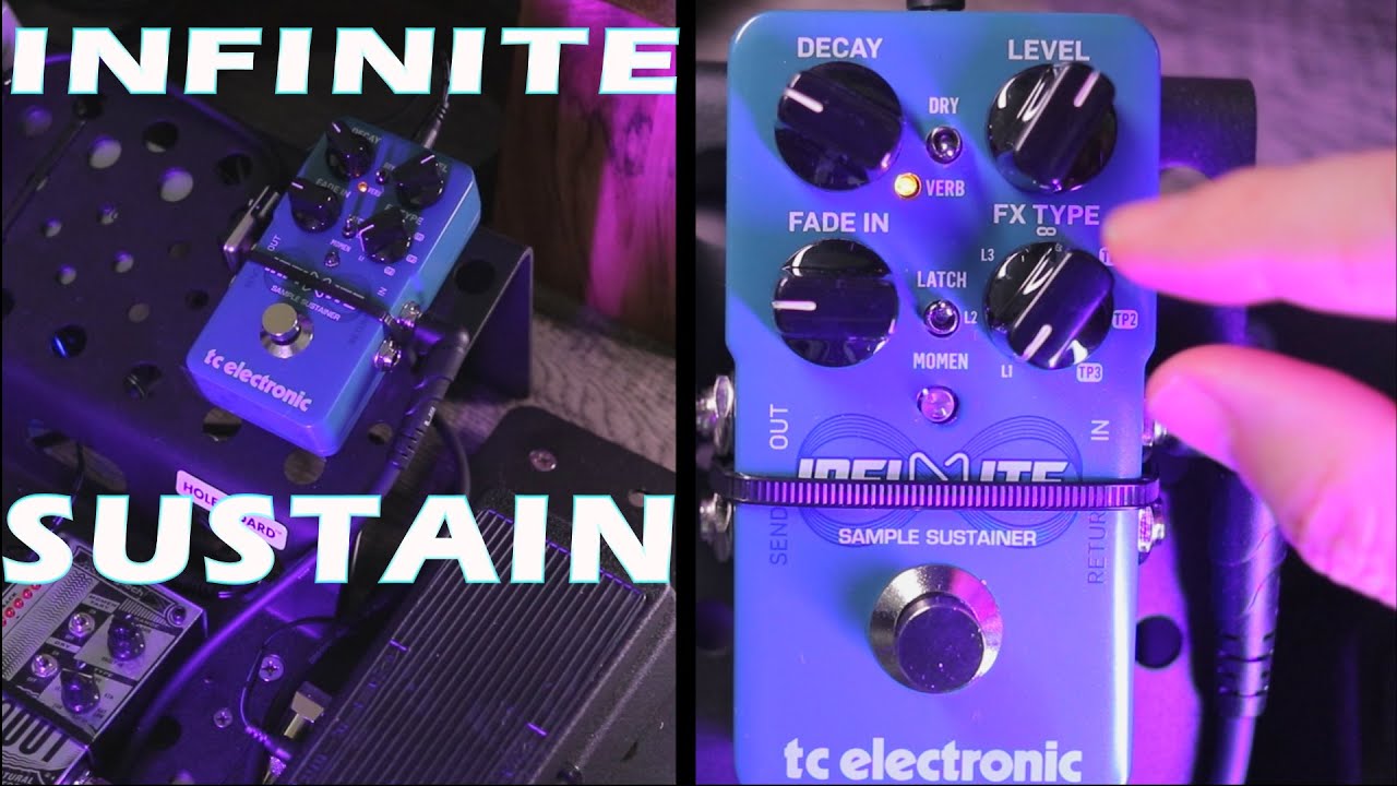 tc electronic INFINITE Sample Sustain pedal