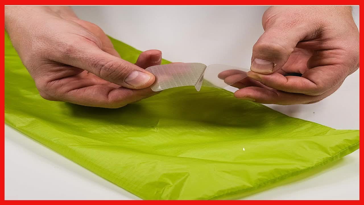 GEAR AID Tenacious Tape Silnylon Patches for Silicone Tent and Tarp Repair, 3&rdquo;x5&rdquo;