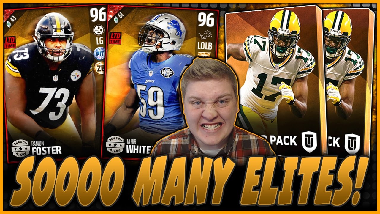 SOOOO MANY ELITES!! | SEASON STAR BUNDLE FOR LTDS! | MUT 17 PACK OPENING