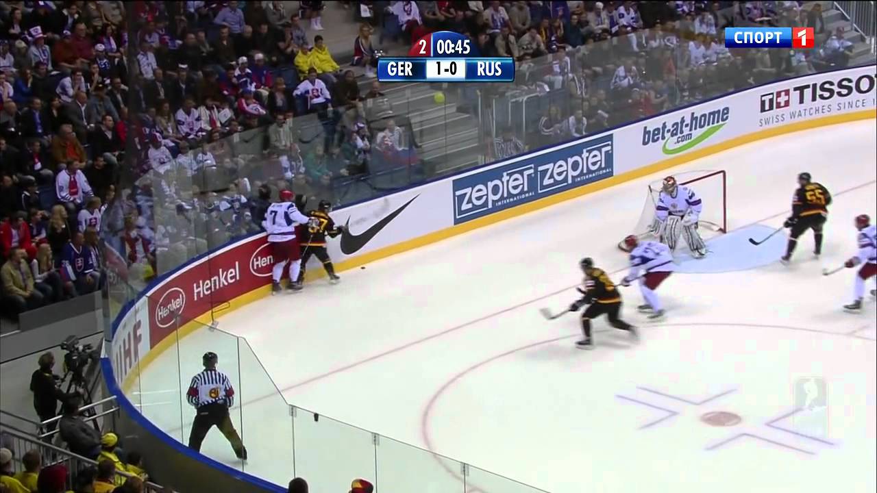 Хоккей ЧМ 2011 группа A [ Германия - Россия ] 720p