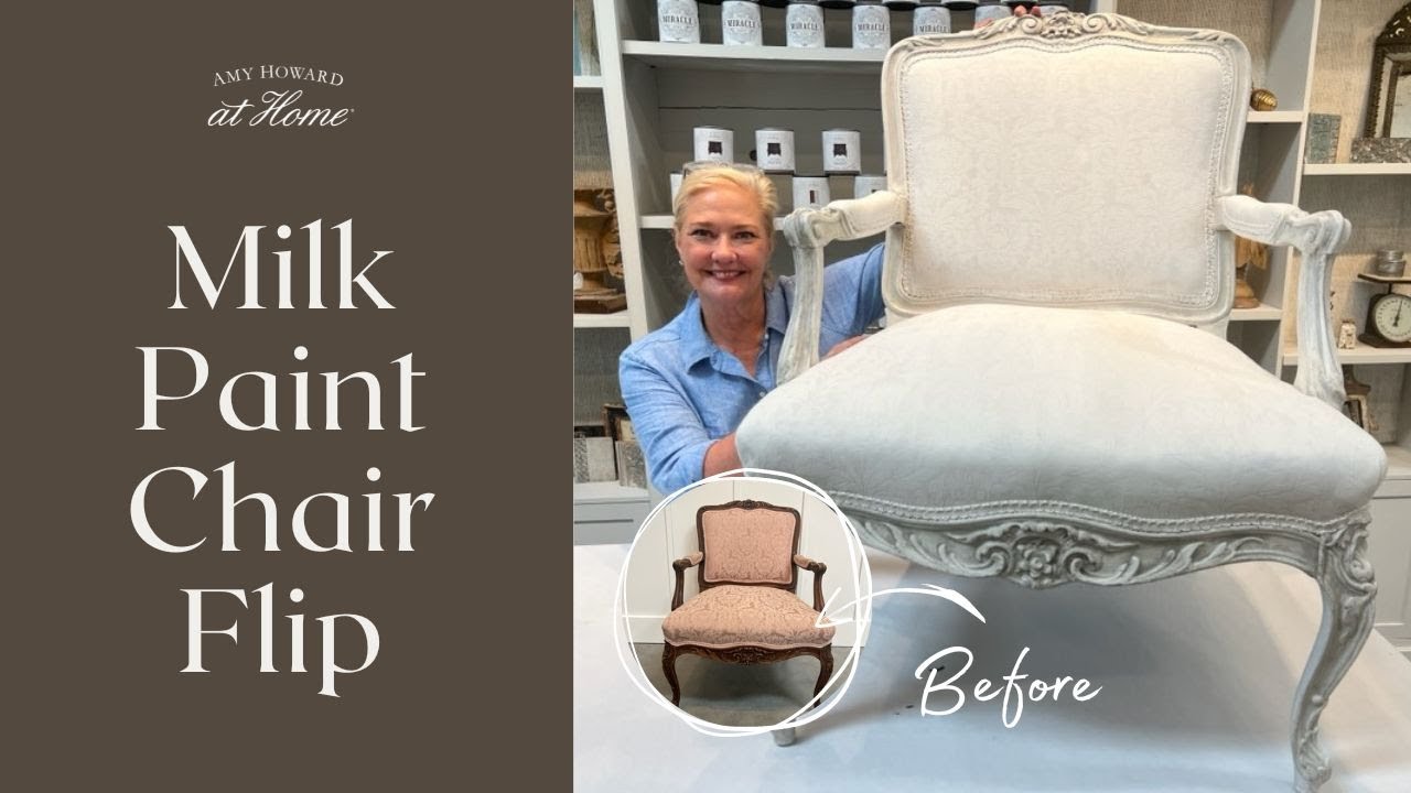 Milk Painted Chair Flip | How to Use Milk Paint