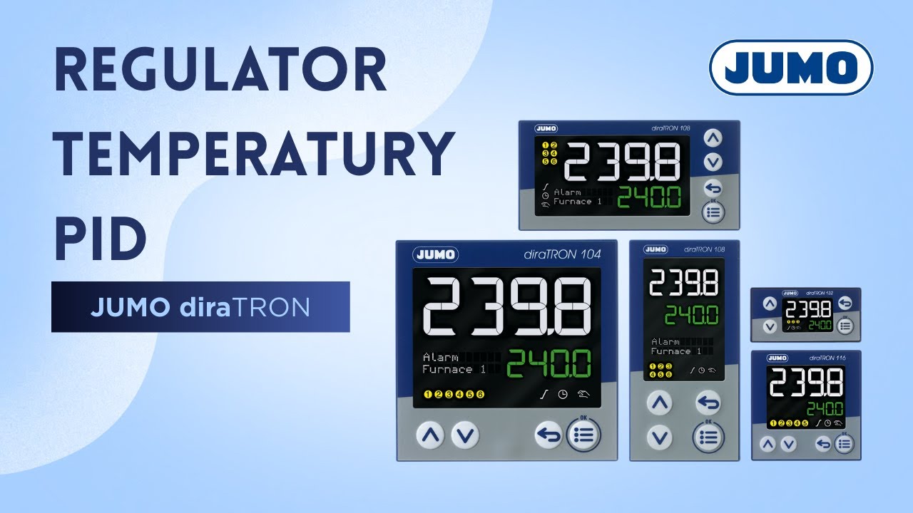 Regulator temperatury PID | R&oacute;żne formaty | Montaż Panelowy | JUMO diraTRON