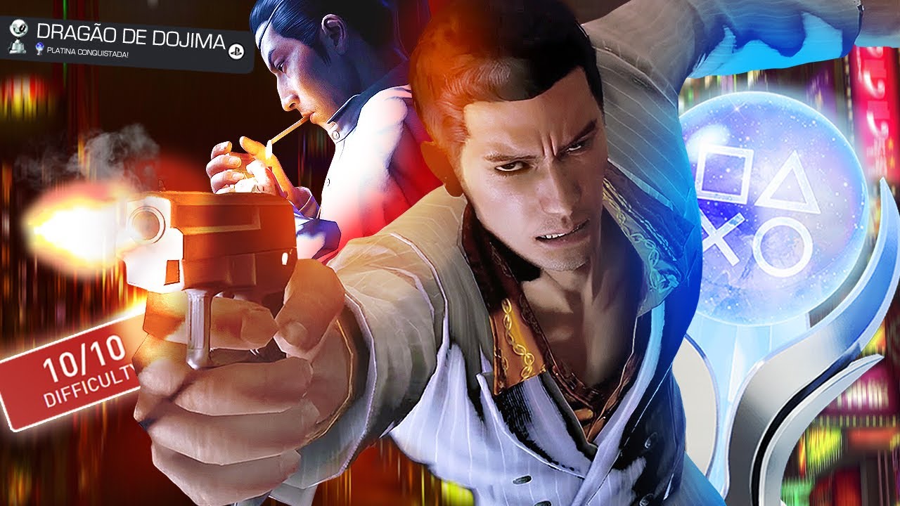 PLATINEI o MELHOR JOGO da Franquia YAKUZA e foi INSANO