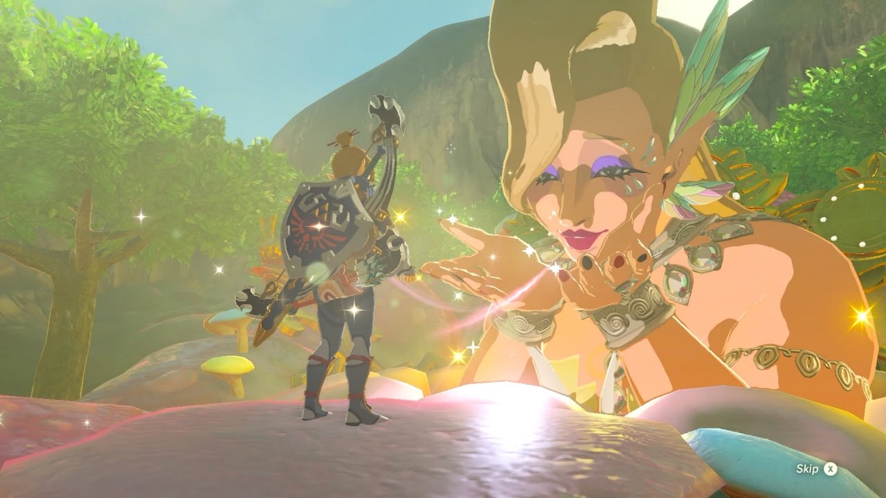 Zelda: BOTW (Great Fairy Fountain // All Upgrade Cutscenes)