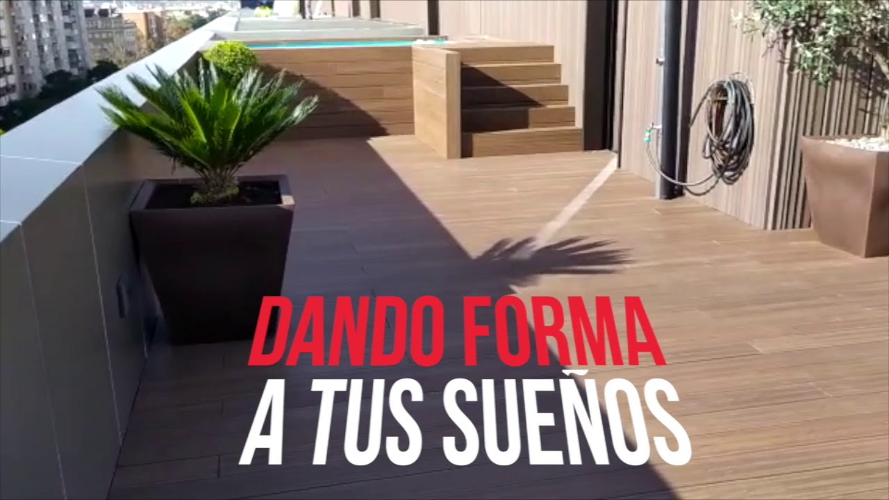 Mini piscina elevada