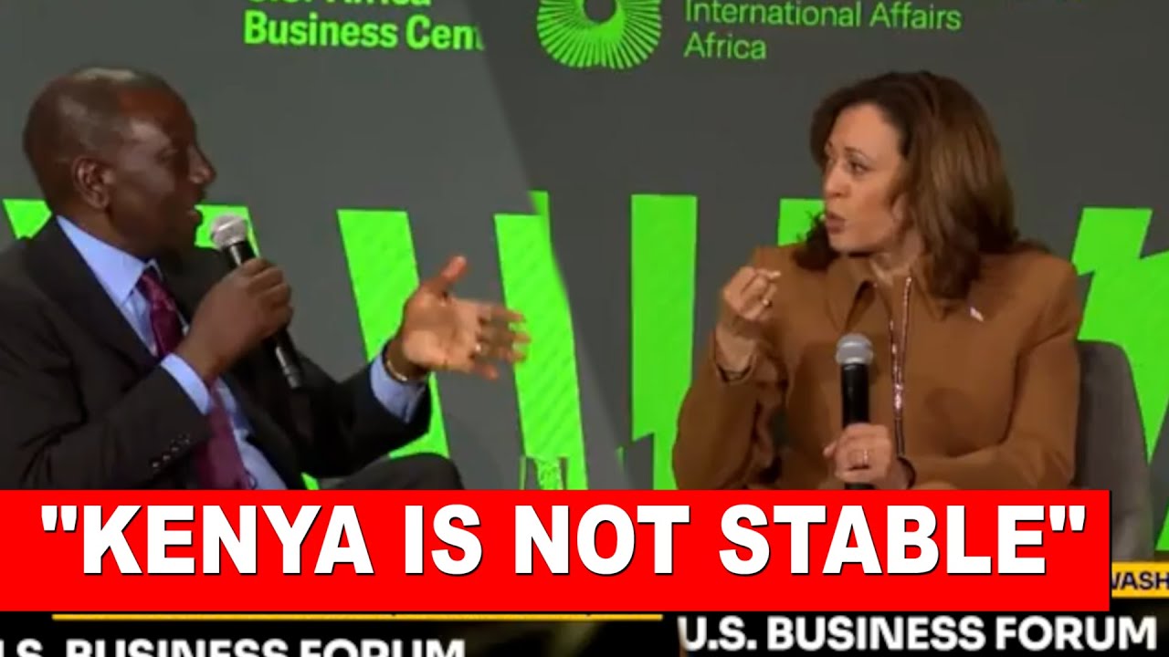 DRAMA!! Listen to what US Vice President Kamala Harris told Ruto face to face today in Washington!🔥