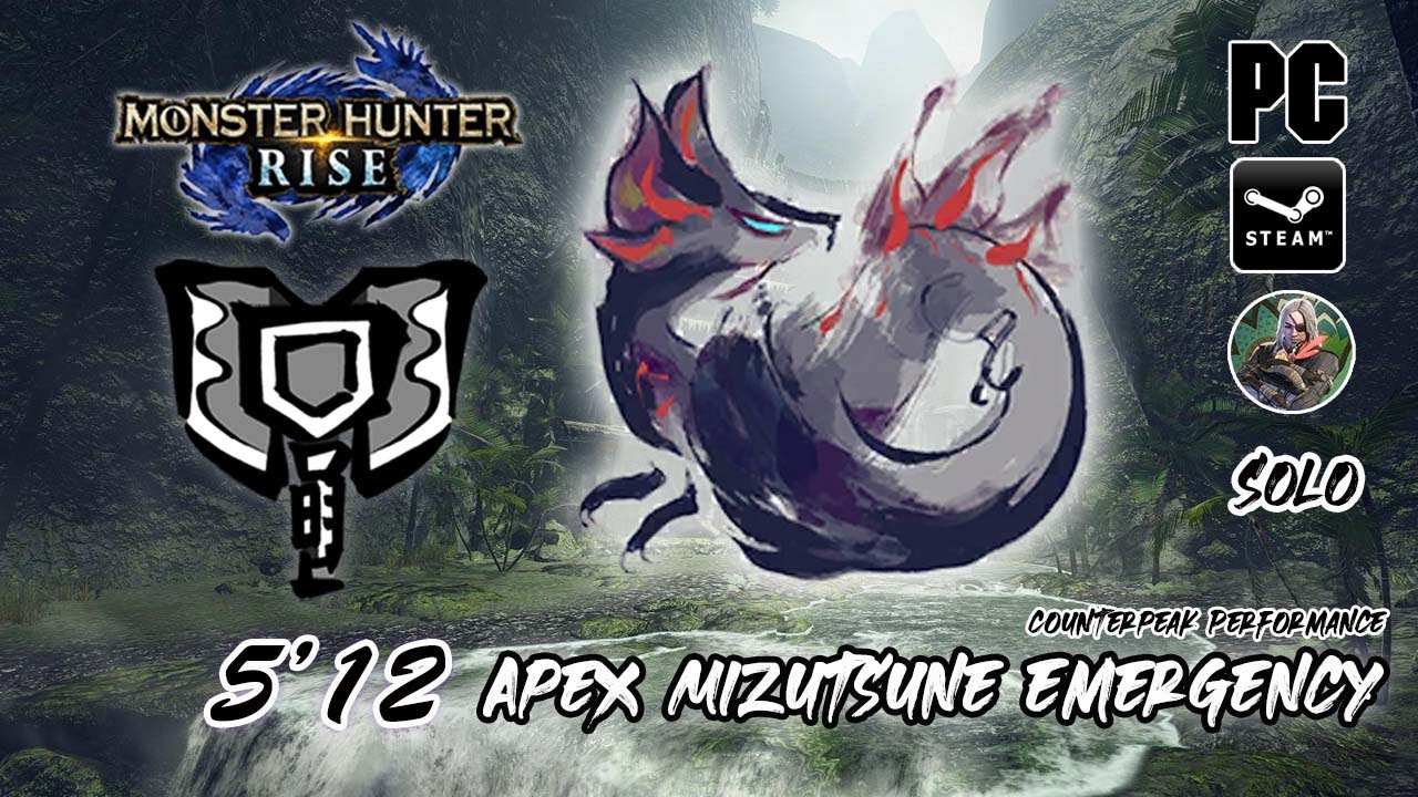 MHRise【PC】| Apex Mizutsune Emergency | 5'12 | Solo Charge Blade
