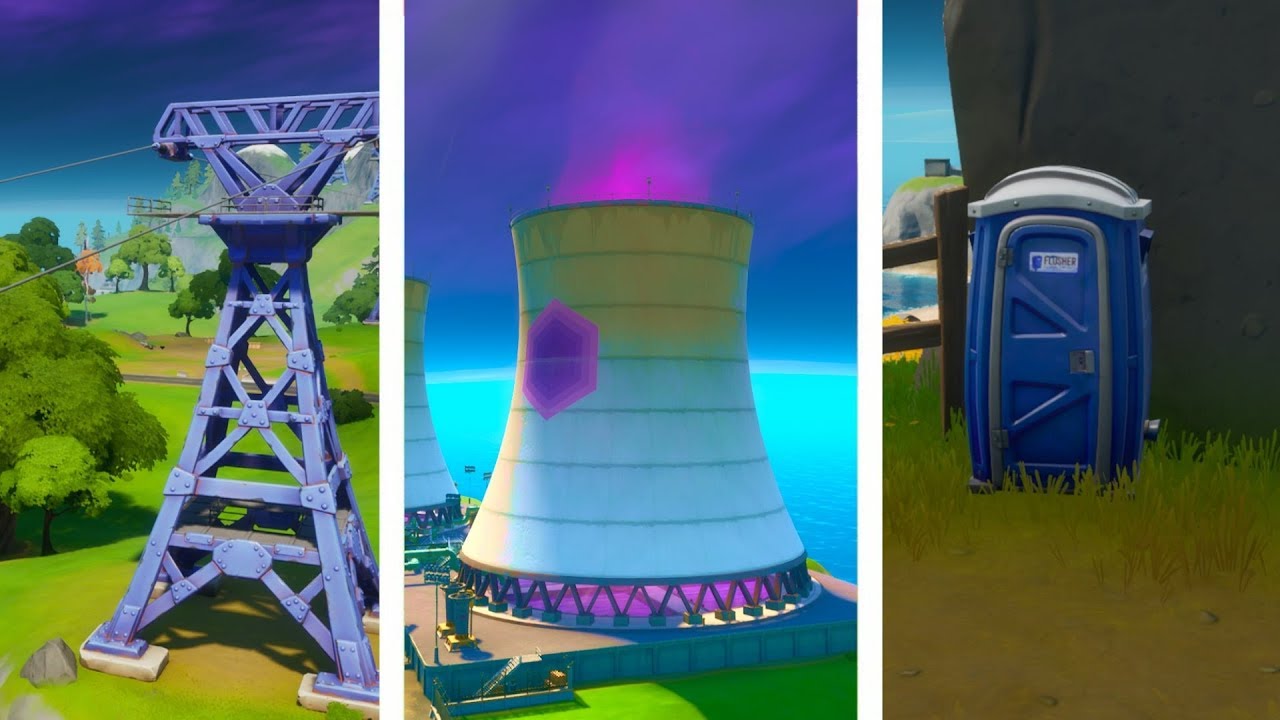 Ride the Steamy Stacks, a Zipline, and use a Secret Passage in a Single Match - Fortnite