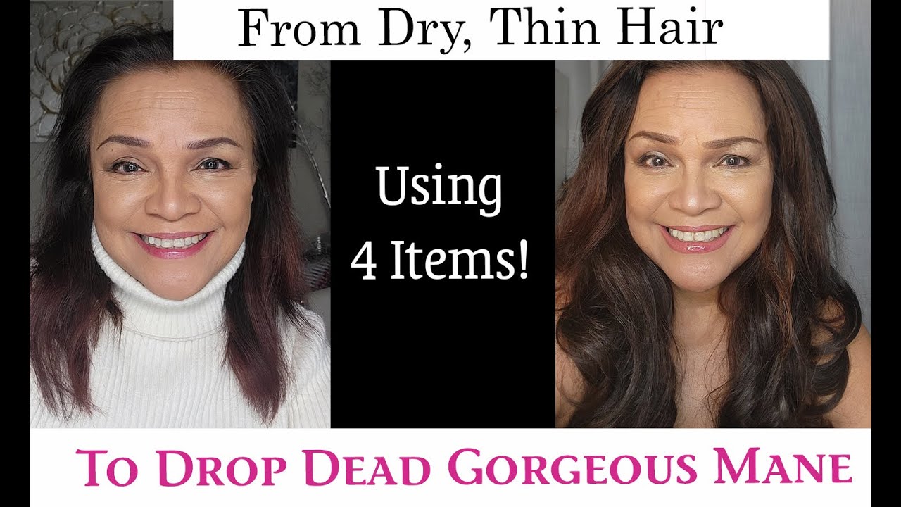 Elevate Your Hair From Dry to Hot and Gorgeous Using 4 Products!