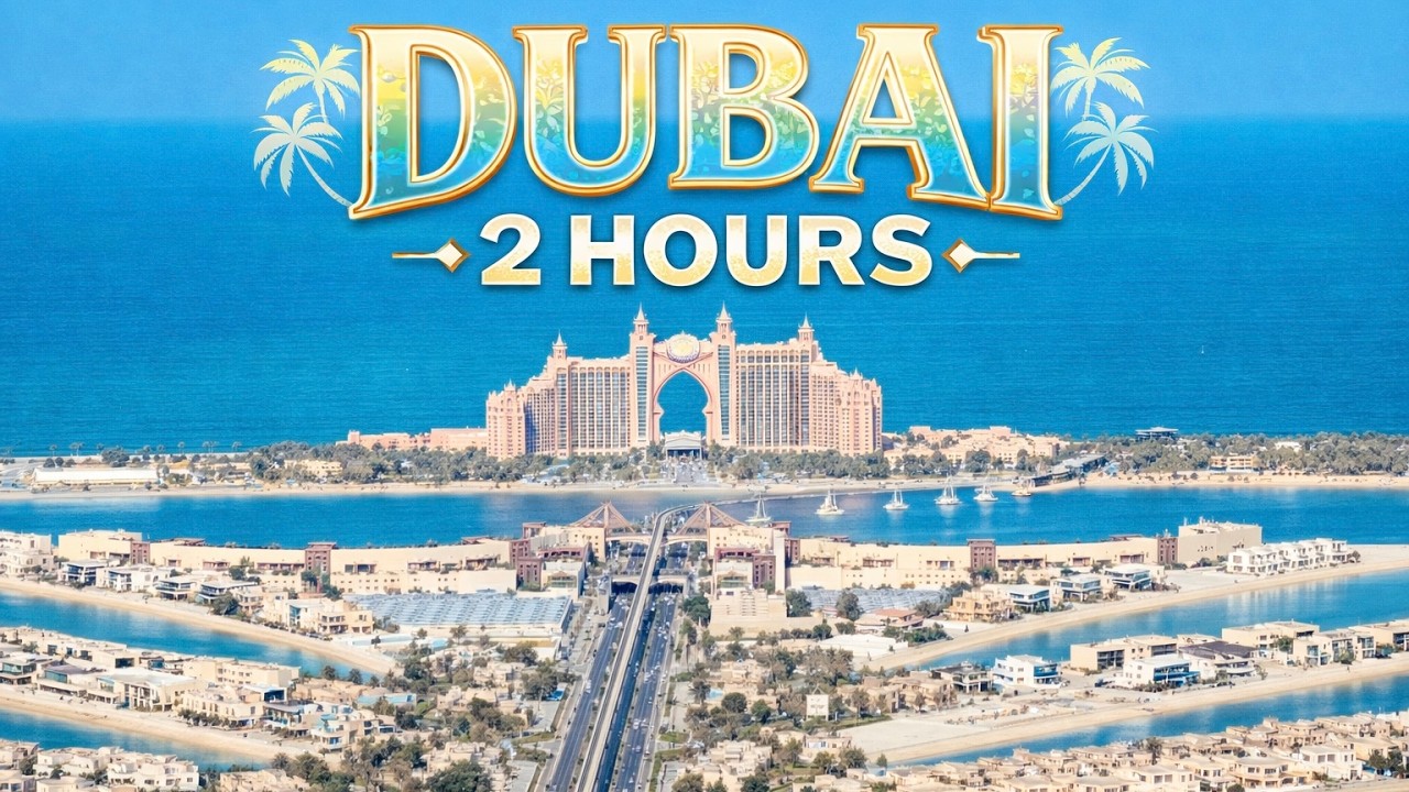 Dubai Scenic Views 🇦🇪 | 2 Hours of Beautiful Dubai Cityscapes | Relaxing TV Background