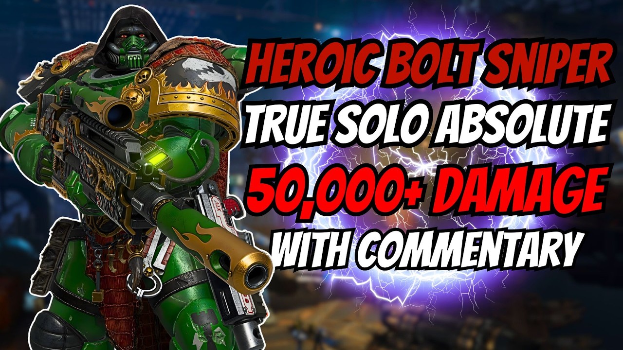 Heroic Bolt Sniper ONE SHOTS is the MOST SATISYFING Heroic Weapon Effect in Space Marine 2