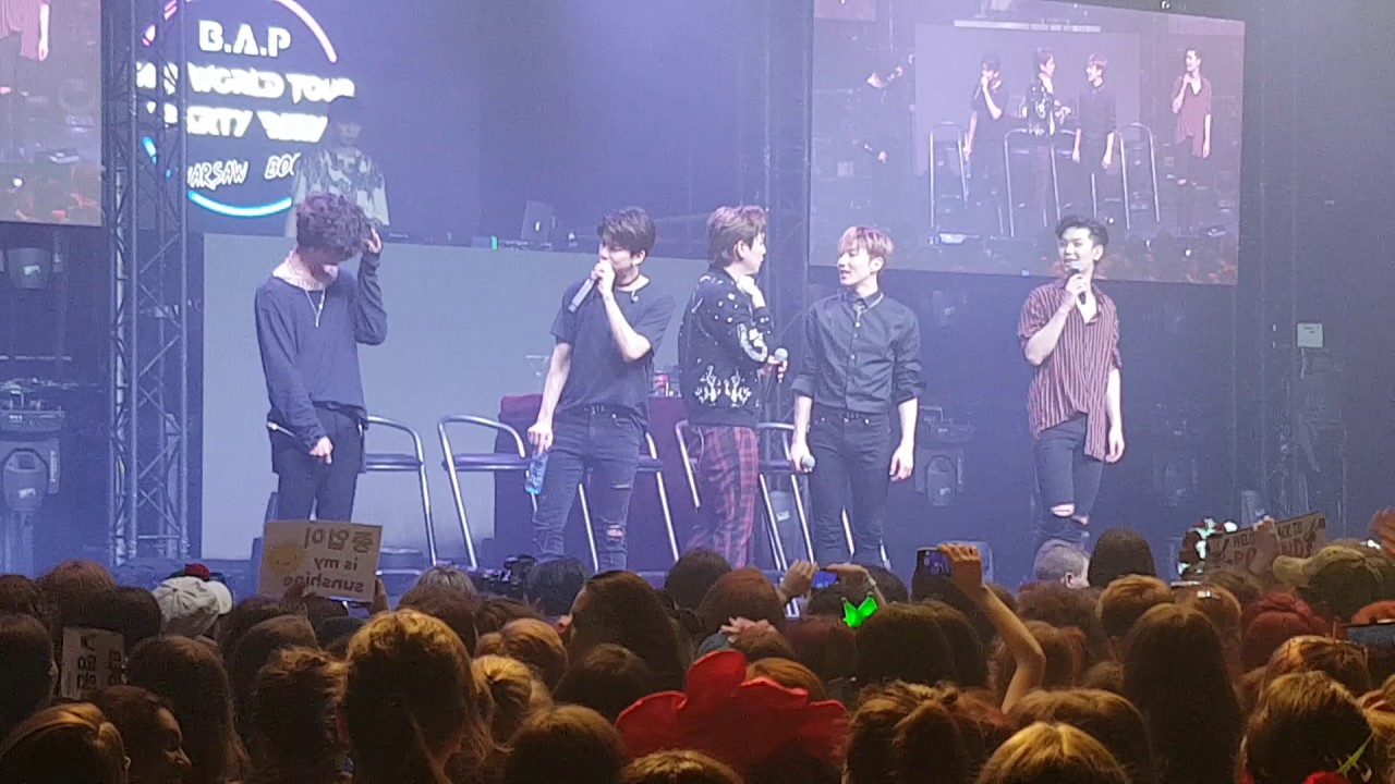 [170506] B.A.P - POLISH TALK Warsaw/Warszawa Progresja