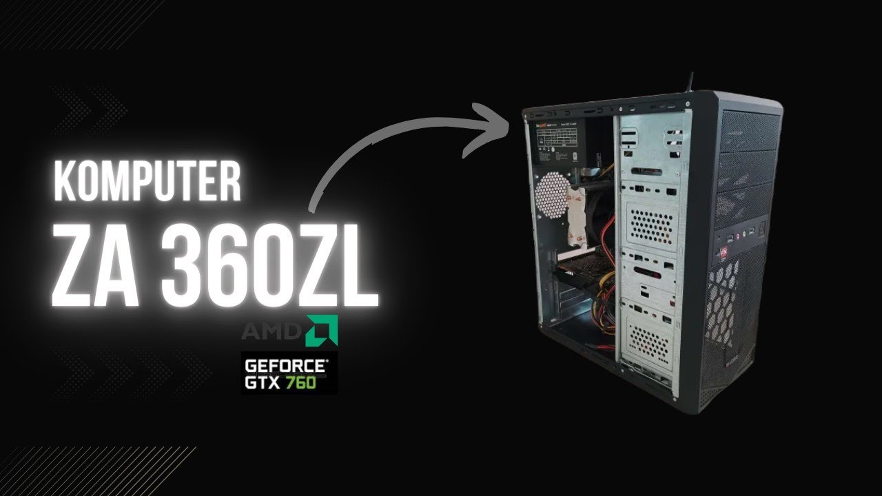 Komputer za 360 zł. AM3+ AMD FX 8300 GeForce GTX 760 Fortnite TEST GTA 5 CS2 Tani komputer do gier