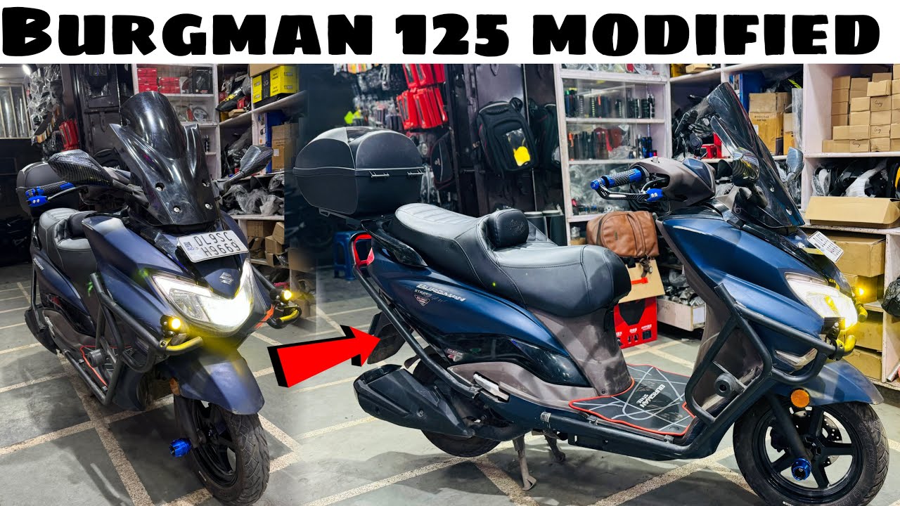 burgman modified | Suzuki burgman 125 modifications ❤️