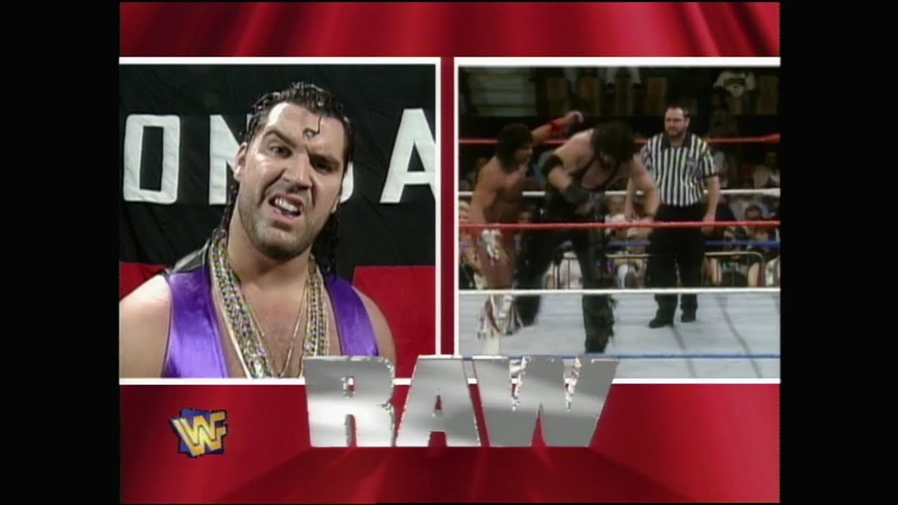 Fake Diesel vs IC Champ Marc Mero. Fake Razor Ramon interferes and Mero gets a beating! (WWF)