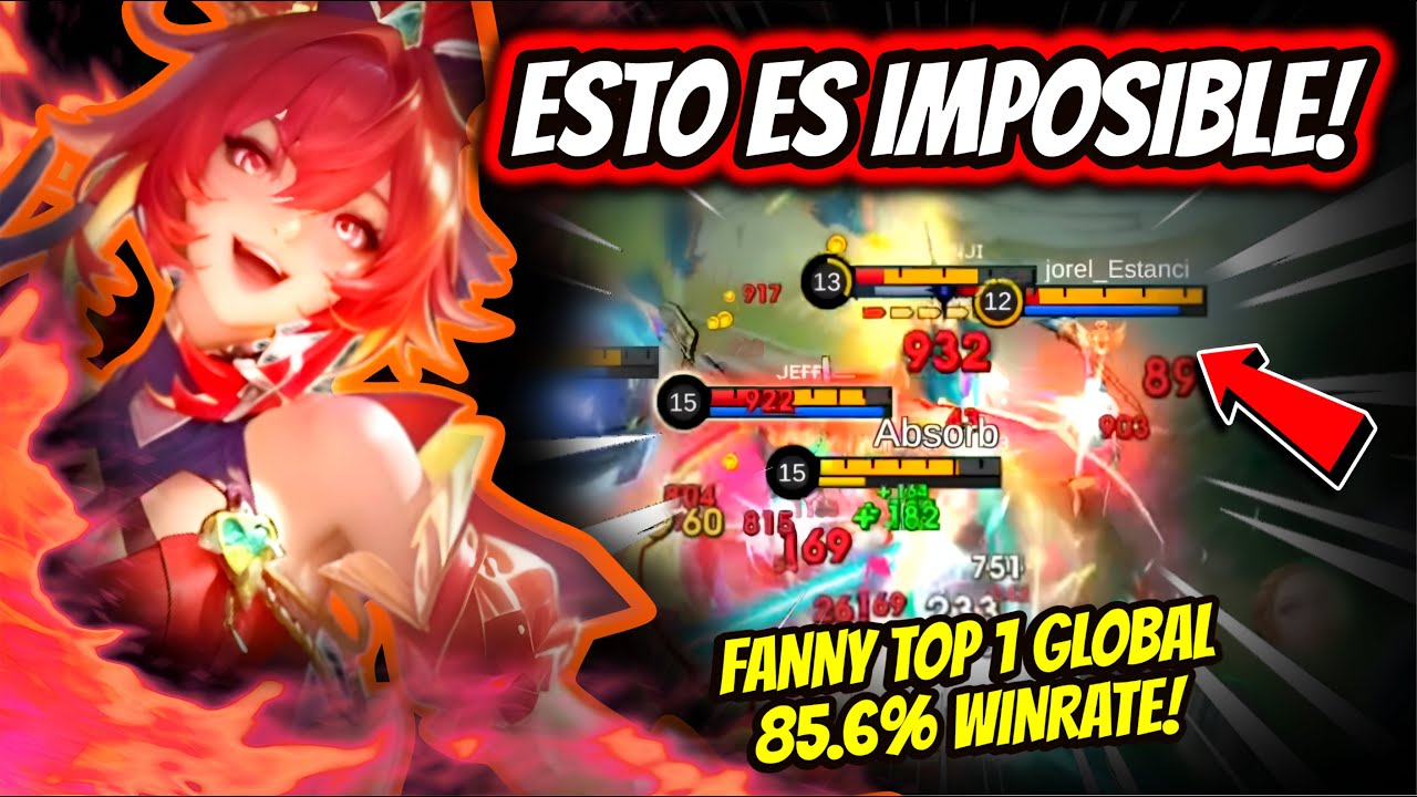¡NINGUNA FANNY PUEDE HACER ESTO (100% REAL)! FANNY TOP 1 GLOBAL 85.6% WINRATE! | MOBILE LEGENDS