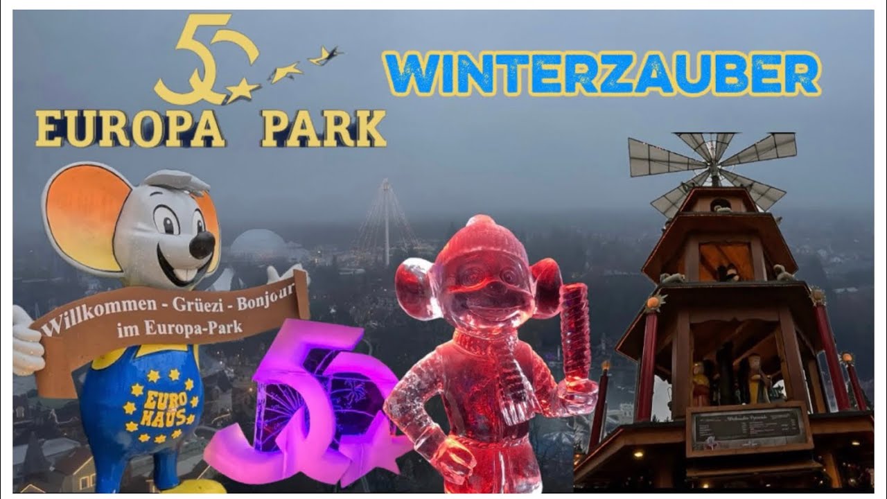 Europa Park Winterzauber 2025 | Eisskulpturen, neuer Winterthemenbereich und mehr (Vlog)
